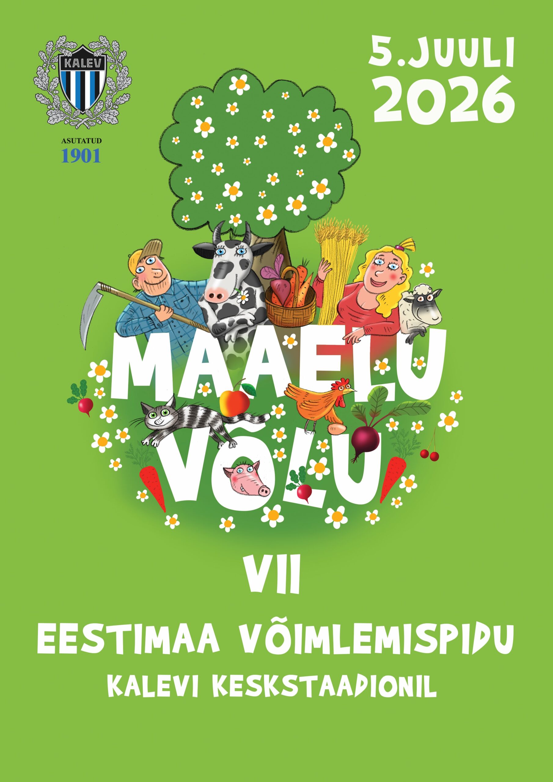 VII Eestimaa Võimlemispidu “Maaelu võlu” toimub 05.07.2026