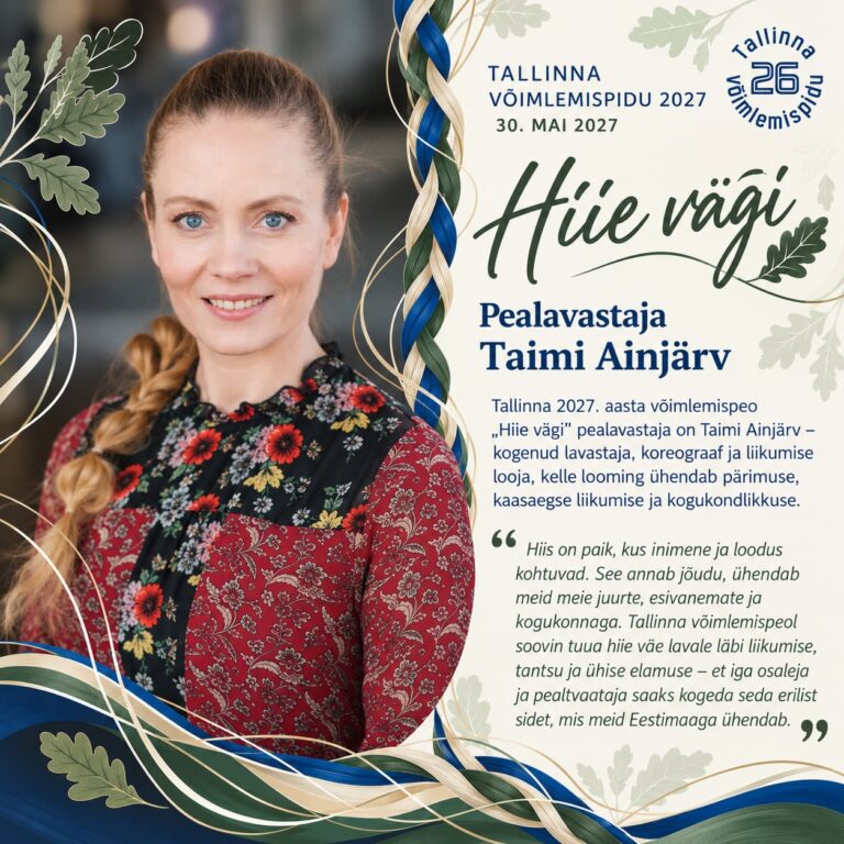 Saage tuttavaks: Tallinna Võimlemispeo pealavastaja Taimi Ainjärv